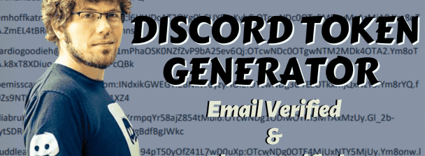 I will generate real and verified discord token, token generator, mass dm bot, proxies