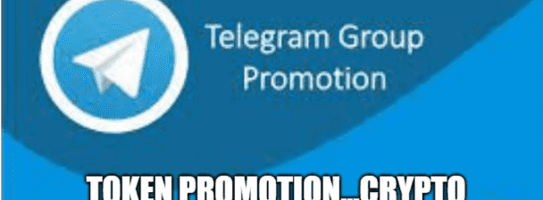 I will do nft, crypto, telegram promotion