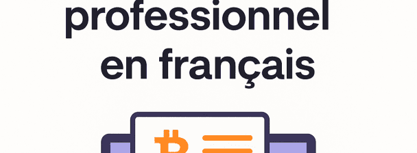 Je vais rédiger un article crypto professionnel en français