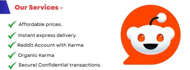 Buy Reddit Account | Aged, high karma & immediate delivery