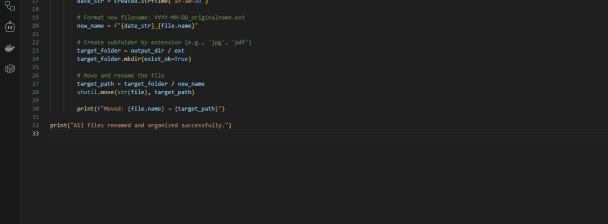 I will write a script to rename and organize your files automatically