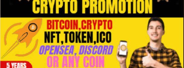 promote website, crypto, nft, discord or any coin marketing