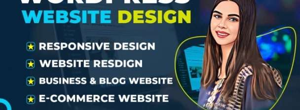 I will build responsive professional wordpress website design or blog website