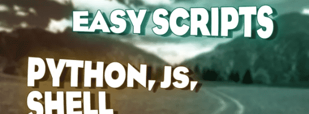 I will do a simple script python, js, javascript, bash, shell
