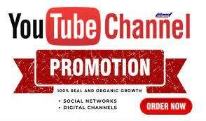 I will do active youtube watch times, subscribers, views channel promotion