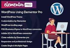 I will wordpress website with elementor pro