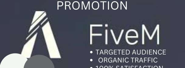 I will will do fivem server promotion, fivem promotion