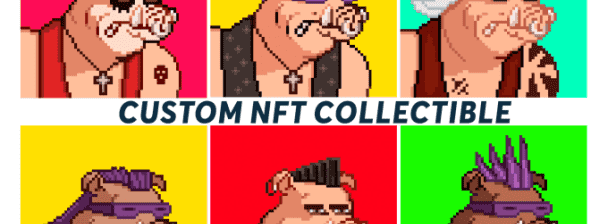 I will create a custom collection of nft pixel art