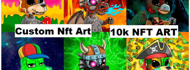 Unique NFT Art collection with 100,1k,10k,100k NFT Artwork