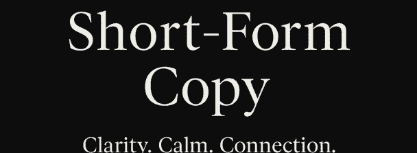 I will write emotional short-form copy for your app, website, or crypto brand