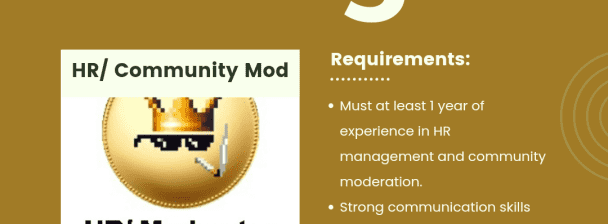 HR/ Community Moderator