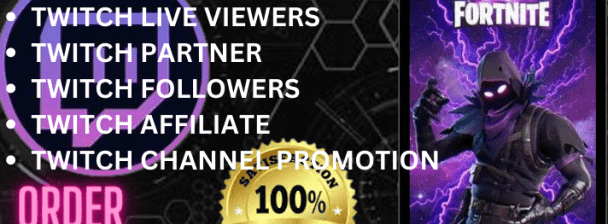 I will do organic twitch channel promotion, twitch promotion to bring live viewers