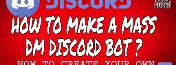 i will do discord mass dm bot
