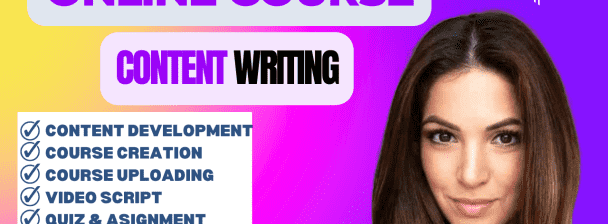 be your online course content creator course curriculum course development script writing ebook writer