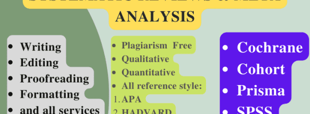 I will write a comprehensive sytematic review and meta analysis