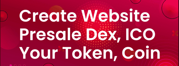 create crypto website, presale dex, token all in one
