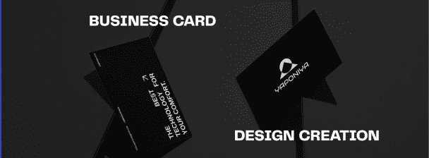 Business card design creation