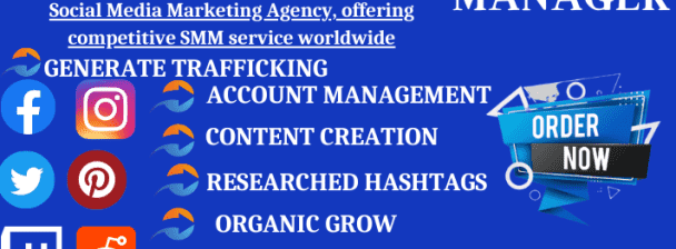 I will be your social media marketing manager