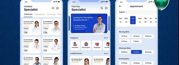I will build appointment booking apps for doctors and patients