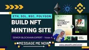 solana nft minting website on ethereum polygon blockchain