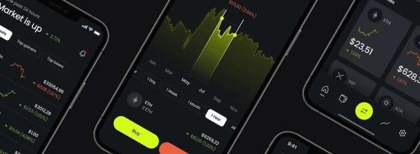 Make crypto wallet app trading app exchange website web3 and trading bot crypto