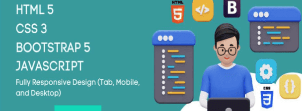 I will develop a responsive website, be your front end developer