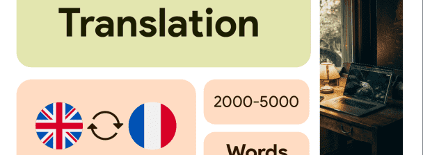 TRANSLATION [En to Fr] or vice-versa // 2000-5000 Words