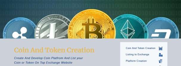 token or coin creation and listing to cmc or coingecko