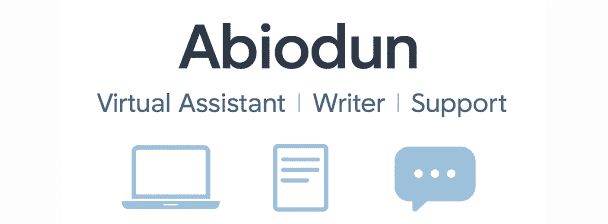 I will be your Virtual Assistant, Content Writer & Support Agent