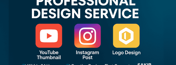 🛑👉I will design eye-catching YouTube Thumbnails, Instagram Posts, and Professional Logos