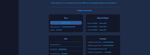 I will build presale website with smart contract