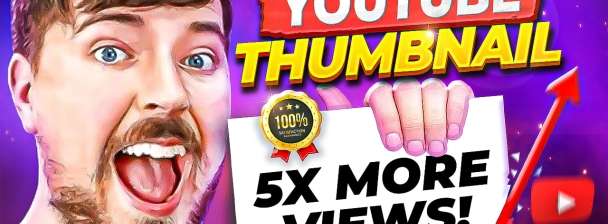 I will create clickbait attractive Thumbnail or social media post for increasing video views.