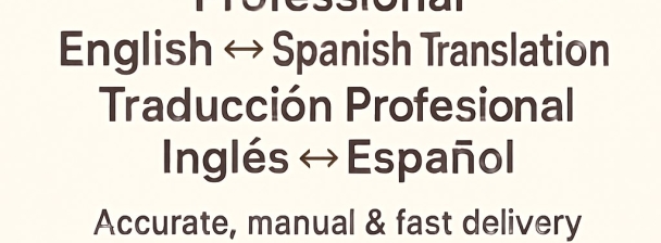 Traduciré textos del inglés al español de forma precisa