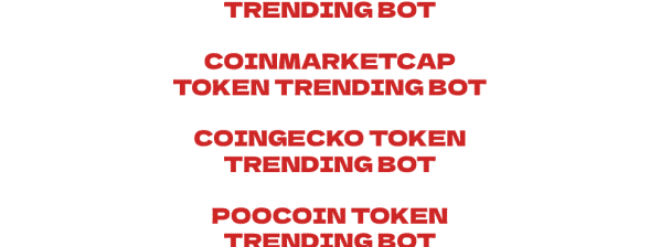 I will develop dextool trending bot and cmc trending bot
