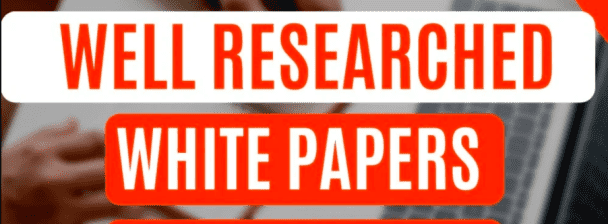 provide white paper/ whitepaper writing For NFT, Blockchain, Crypto, ICO, IEO writer