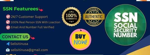 Where You Easily Buy Buy Social Security Number SSN