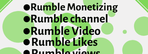 I will do rumble video promotion and rumble likes, rumble views