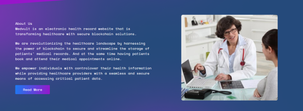 I will develop Web3 project focused on integrating blockchain into the health system (Web3Ladies Training Project)