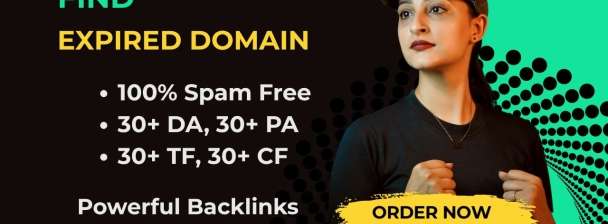 I will find the Best Expired Domain Name Research with a High DR of 30