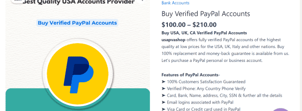 Buy Verified PayPal Accounts 100% USA Documents Verified