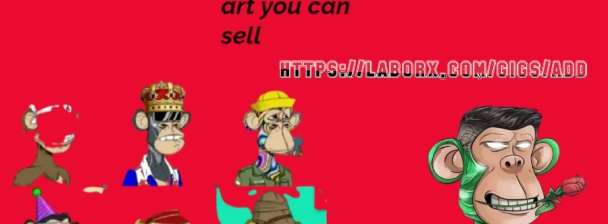i will draw digital NFT ART you can sell as your own