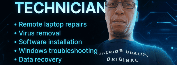 Remote IT Technician | Laptop & Software Repair | Fast, Reliable Service