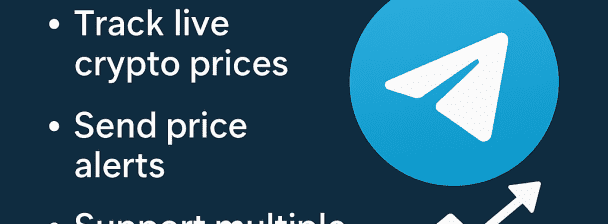 I will create a custom Telegram bot for crypto price alerts and automation