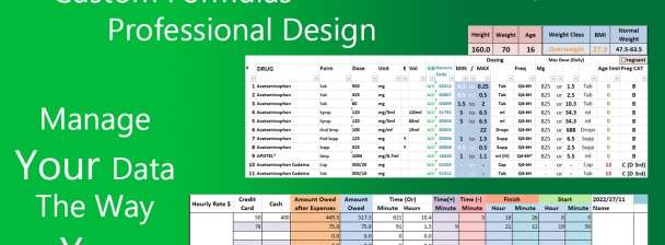I will create an excel software for your daily calculations