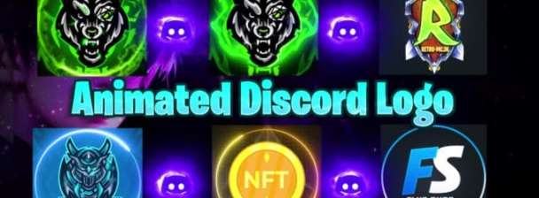 I will design animated discord logo, banner pfp and icons