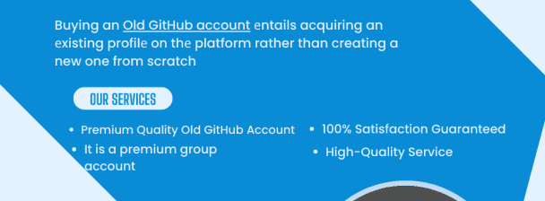 Buy Old GitHub Account