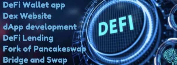 I will design develop ico dapp dex defi lending staking page defi token crypto wallet