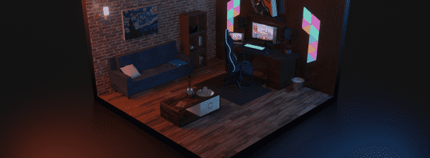 I can make a custom isometric 3D model of your room