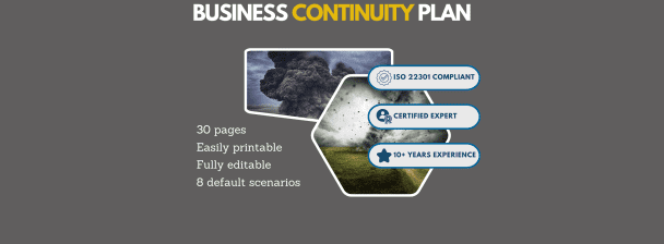 I will design a professional Business Continuity Plan (BCP) for any type of business