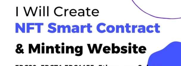I will create nft smart contract and minting website